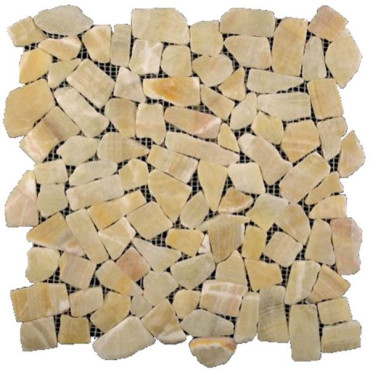 Мозаика мрамор Paladium 7M073-ML (Onyx Yellow) 30.5x30.5 от Natural Mosaic (Китай) в Москве