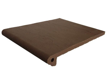 Фронтальная ступень Natural Brown/Коричневый клинкерная 2 сорт 33x25 от Ecoclinker (Россия) в Москве