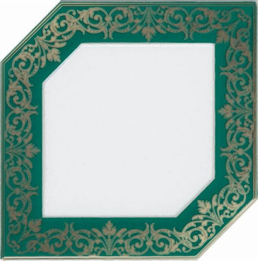 Декор Клемансо HGD/D250/18000 зеленый 15x15 от Kerama Marazzi (Россия) в Москве