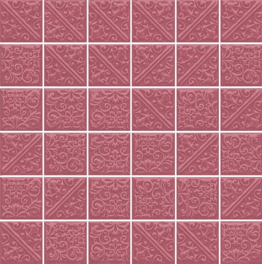 Настенная плитка Ла-Виллет 21028 розовый 30.1x30.1 от Kerama Marazzi (Россия) в Москве