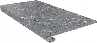 Фронтальная ступень Терраццо клееная серый темный (SG632820R/GCF) 33x60x0.9 от Kerama Marazzi (Россия) в Москве