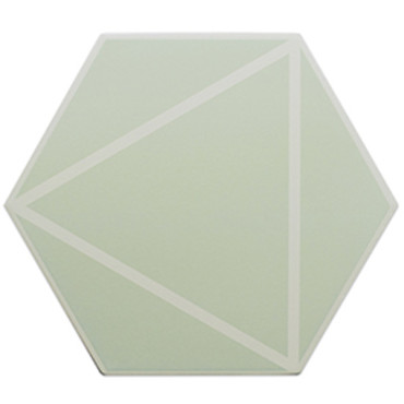 Керамогранит FANCY LINES MINT (127020) 20x23 от DNA Tiles (Испания) в Москве