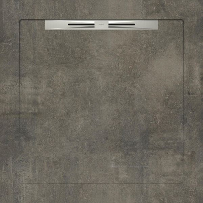 Керамический душевой поддон BETON ANTHRACITE - SLOPE LINE 90 90x90 от Aquanit (Турция) в Москве