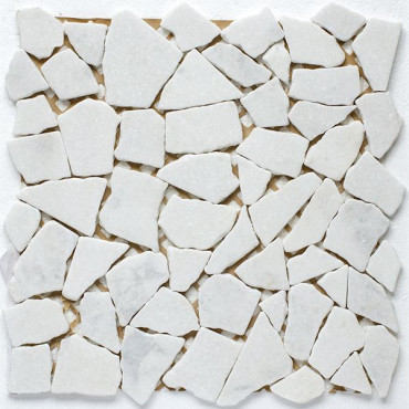 Мозаика Split White Matt (JMST040) 30.5x30.5x7 от StarMosaic (Китай) в Москве
