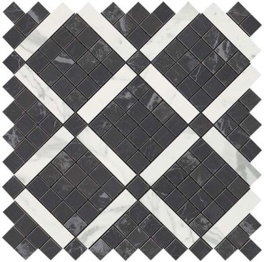 Мозаика Marvel Noir Mix Diagonal Mosaic (9MVH) 30.5x30.5 от Atlas Concorde (Италия) в Москве