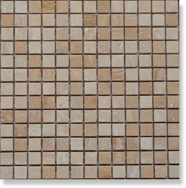 Мозаика Marble Travertino Classico (1.5x1.5) 30.5x30.5 от Art&Natura (Италия) в Москве