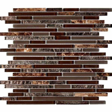 Мозаика PIX 730 из мрамора и стекла (10x48/98/148) 28.6x30 от Pixmosaic (Китай) в Москве