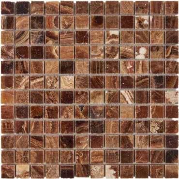 Мозаика PIX206 из оникса (23x23) 30.5x30.5 от Pixmosaic (Китай) в Москве
