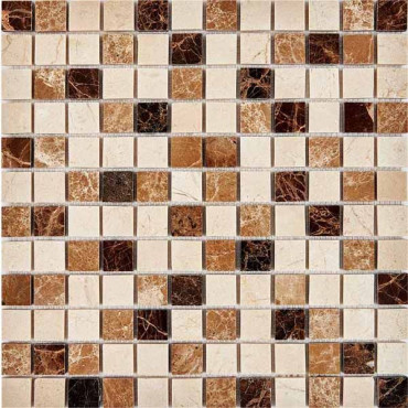 Мозаика PIX269 из мрамора (23x23) 30.5x30.5 от Pixmosaic (Китай) в Москве