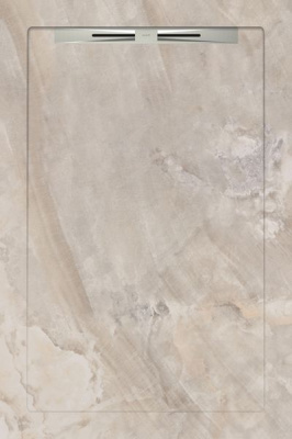Керамический душевой поддон INCANTO BONE - SLOPE LINE 120 80x120 от Aquanit (Турция) в Москве