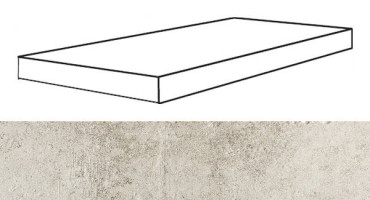 Угловая ступень REX LA ROCHE BLANC GRADINO SX (742260) левая 33x120x3 от REX Ceramiche (Италия) в Москве