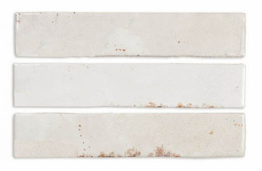 Настенная плитка ENAMEL WHITE (123139) 5x25 от DNA Tiles (Испания) в Москве