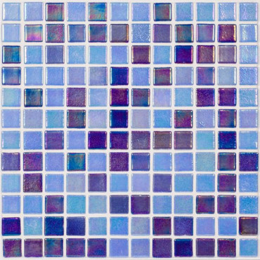 Мозаика Shell Mix Deep Blue 552/555 (на сетке) 31.7x31.7 от Vidrepur (Испания) в Москве