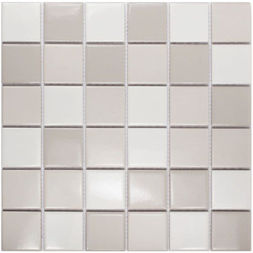 Мозаика Grey Mix Glossy (WB35111) (48x48) 30.6x30.6x6 от StarMosaic (Китай) в Москве