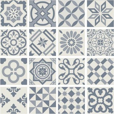 Декор ANTIGUA DEC AZUL 20x20 от Ribesalbes (Испания) в Москве