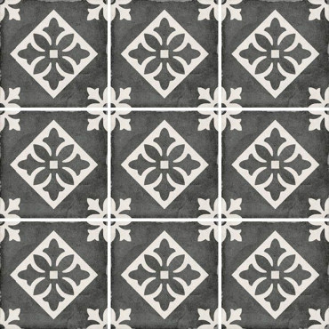 Керамогранит ART NOUVEAU PADUA BLACK (24416) 20x20 от Equipe Ceramicas (Испания) в Москве