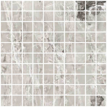 Мозаика ONYX&MORE SILVER BLEND SATIN MOSAICO 3X3 (767666) 30x30 от Casa Dolce Casa (Италия) в Москве
