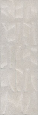 Настенная плитка Безана 12151R серый светлый структура обрезной 25x75 от Kerama Marazzi (Россия) в Москве