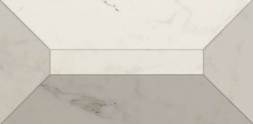 Бордюр MMR6 Allmarble Altissimo Listone 3D Lux 14.5x29 от Marazzi Italy (Италия) в Москве