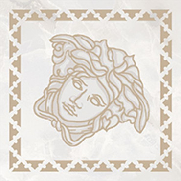Вставка EMOTE TOZZETTO ONICE BIANCO LAPPATO RETTIFICATO (G0262590) 10x10 от Versace (Италия) в Москве