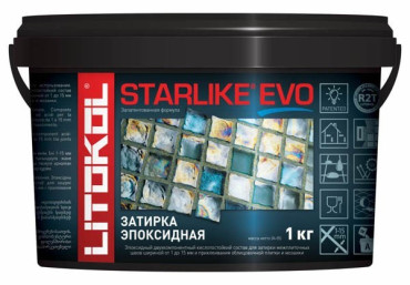 Затирка STARLIKE EVO S.100 BIANCO ASSOLUTO 1кг от Litokol (Россия) в Москве