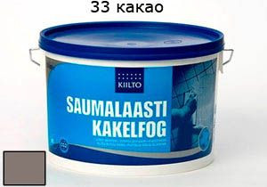 Затирка для швов Saumalaasti № 33 (3 кг) какао от Kiilto (Финляндия) в Москве