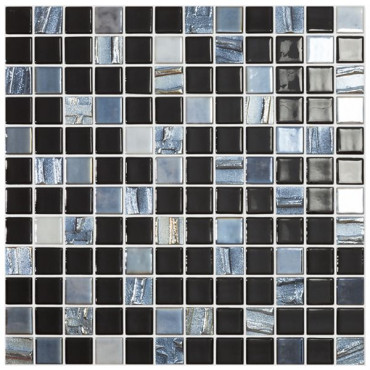 Мозаика Astra Black Черный (на сетке) 31.7x31.7 от Vidrepur (Испания) в Москве
