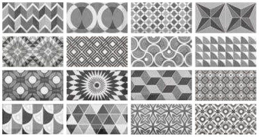 Настенная плитка METRO Patchwork B&W 7.5x15 от Equipe Ceramicas (Испания) в Москве