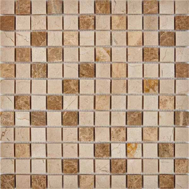 Мозаика PIX274 из мрамора (23x23) 30.5x30.5 от Pixmosaic (Китай) в Москве