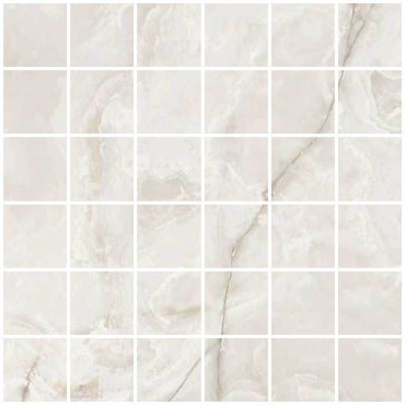 Мозаика ONYX&MORE WHITE ONYX GLO MOS 5X5 (767641) 30x30 от Casa Dolce Casa (Италия) в Москве