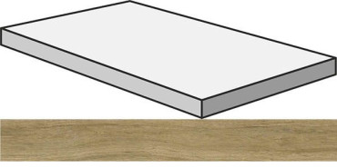 Угловая ступень S.WOOD GRAD.ANG.120/DX W.GO правая 33x120 от Sant Agostino (Италия) в Москве