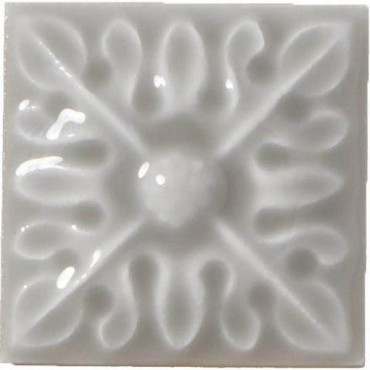 Вставка STUDIO TACO RELIEVE FLOR Nº 2 GRAYSTONE (ADST4066) 3x3 от ADEX (Испания) в Москве