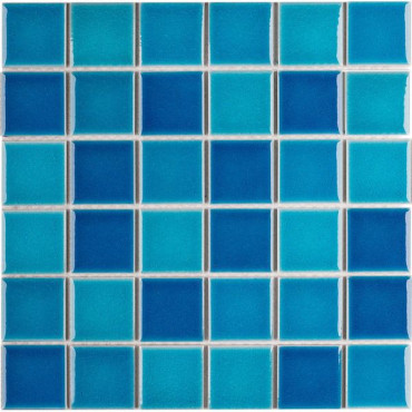 Мозаика Crackle Blue Mixed Glossy (LWWB84555) (4.8x4.8) 30.6x30.6x6 от StarMosaic (Китай) в Москве