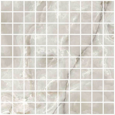 Мозаика ONYX&MORE SILVER ONYX SATIN MOSAICO 3X3 (767665) 30x30 от Casa Dolce Casa (Италия) в Москве
