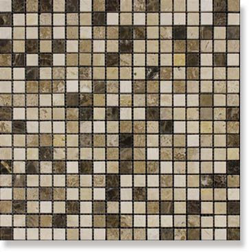 Мозаика мрамор MIX 7MT-88-15P (15x15) 30.5x30.5 от Natural Mosaic (Китай) в Москве