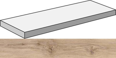 Угловая ступень ECO CHIC ANG.TOP SX NATURALE R левая (PF60006667) 32x120x4.5 от ABK Ceramiche (Италия) в Москве