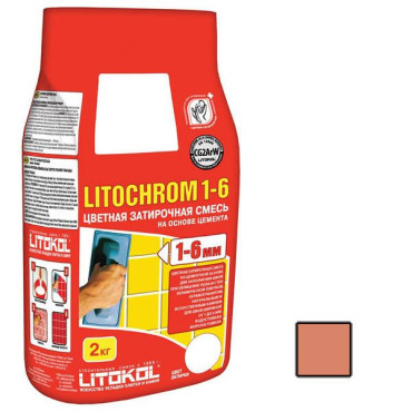 Litochrom 1-6 С.490 коралл алюм.(2кг.) от Litokol (Россия) в Москве