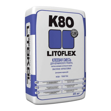 Клей Litoflex K80 серый (25кг) от Litokol (Россия) в Москве