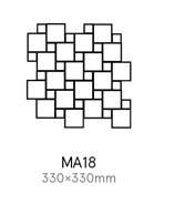Мозаика Tardivo Bianco-M MA18 (Art##0007121) 33x33 от Nanogress (Китай) в Москве