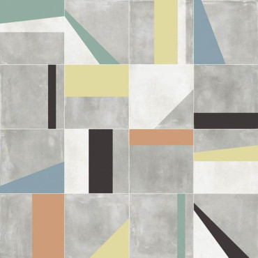 Керамогранит PLAY EDGE MIX MULTICOLOR (PF60003482) 20x20 от ABK Ceramiche (Италия) в Москве
