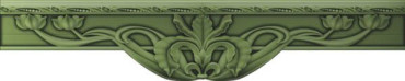 Бордюр Remate Lirios verde 5x40 от Decoramia (Испания) в Москве