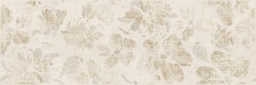 Вставка Organic цветы бежевый (OR2U011DT) 25x75 от Mei (Германия) в Москве