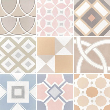 Керамогранит CAPRICE PATCHWORK PASTEL (22103) 20x20 от Equipe Ceramicas (Испания) в Москве