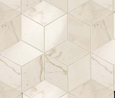 Мозаика Marvel Cremo Delicato Mos. Esagono Lapp. ADVM 30x35 от Atlas Concorde (Италия) в Москве