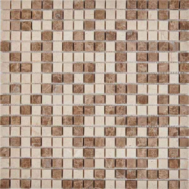 Мозаика PIX275 из мрамора (15x15) 30.5x30.5 от Pixmosaic (Китай) в Москве