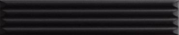 Настенная плитка UP Cannettato Black Matte (192122) 5x25 от AVA Ceramica (Италия) в Москве