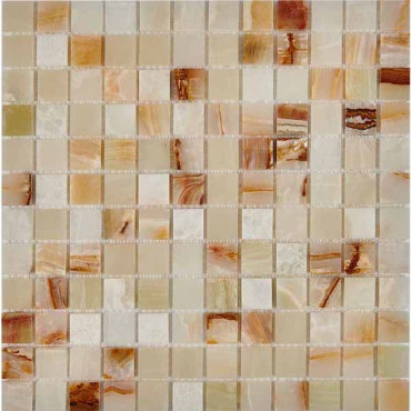 Мозаика PIX204 из оникса (23x23) 30.5x30.5 от Pixmosaic (Китай) в Москве