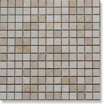 Мозаика Marble Botticino Fiorito (1.5x1.5) 30.5x30.5 от Art&Natura (Италия) в Москве