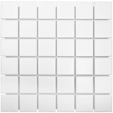 Мозаика White Matt (WB31000/ID1005) ( 48x48) 30.6x30.6x6 от StarMosaic (Китай) в Москве