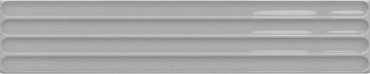 Настенная плитка PLINTO IN GREY GLOSS 10.7x54.2 от DNA Tiles (Испания) в Москве